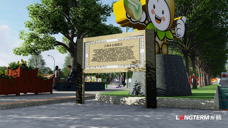 义和乡猕猴桃文化广场及景观大道设计