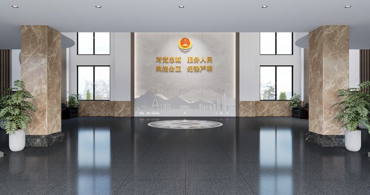 罗江检察院大厅升级改造及未检中心装饰设计及文化建设