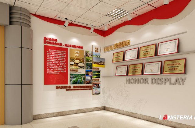 内江人民医院走廊过道大厅文化墙设计